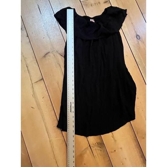 Mossimo Women's little black dress ruffle top. Size XS. casual beach wedding - Picture 5 of 6